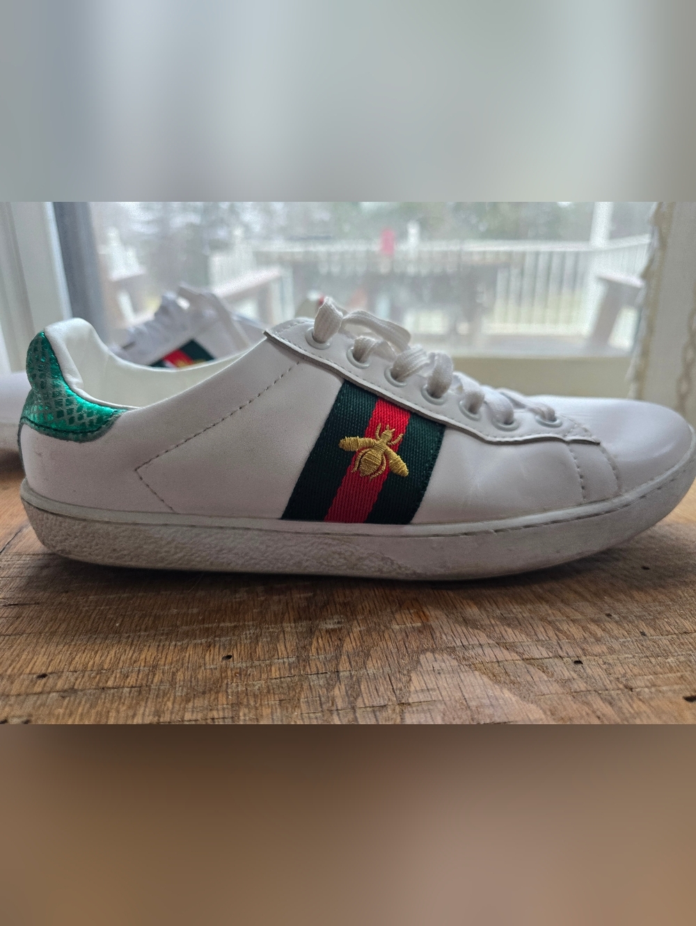 Gucci Ace Embroidery Bee Sneakers